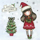 Full Diamond Painting kit - Gorjuss girl - Merry Christmas (Santa Girl)