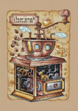 Full Diamond Painting kit - Ancient coffee machine