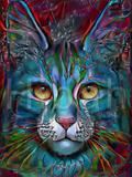 Full Diamond Painting kit - Metal cat