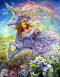 Full Diamond Painting kit - Unicorn woman