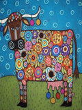 Full Diamond Painting kit - Abstract Cow