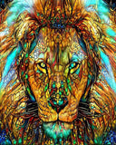 Full Diamond Painting kit - Lion