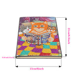 DIY Diamond Painting Notebook - Cat (No lines)