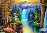 Full Diamond Painting kit - Stunning waterfall scenery