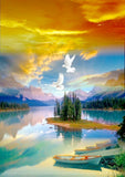 Full Diamond Painting kit - Beautiful lake view