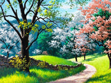 Full Diamond Painting kit - Beautiful park scenery