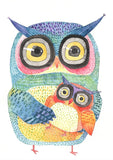 Full Diamond Painting kit - Cute owls