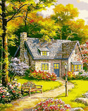 DIY Painting by number kit | Idyllic countryside