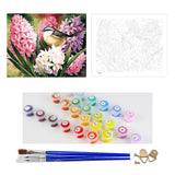 DIY Painting by number kit | Flower and bird landscape