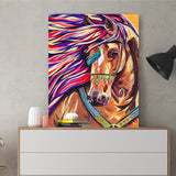 DIY Painting by number kit | Fine horse