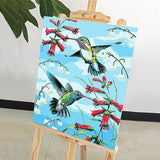 DIY Painting by number kit | Hummingbird