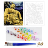DIY Painting by number kit | Buddha statue