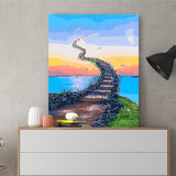 DIY Painting by number kit | The ladder to heaven