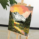 DIY Painting by number kit | Wild natural scenery