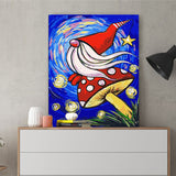 DIY Painting by number kit | Mushroom Elf