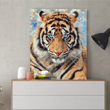 DIY Painting by number kit | African tiger