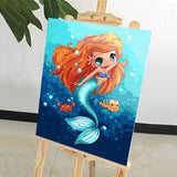 DIY Painting by number kit | Mermaid