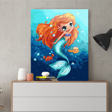 DIY Painting by number kit | Mermaid