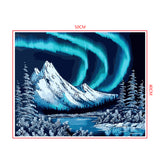 DIY Painting by number kit | Beautiful snow mountain scenery