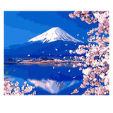 DIY Painting by number kit | Beautiful Mount Fuji