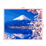 DIY Painting by number kit | Beautiful Mount Fuji