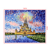 DIY Painting by number kit | Beautiful castle