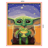 DIY Painting by number kit | Baby Yoda