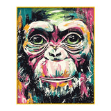 DIY Painting by number kit | Orangutan