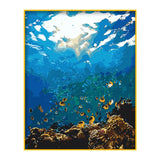 DIY Painting by number kit | The underwater world