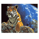 DIY Painting by number kit | Animal tiger