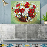 DIY Painting by number kit | White daisy flower