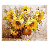 DIY Painting by number kit | Sunflower