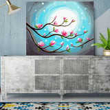 DIY Painting by number kit | Beautiful peach blossom