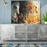 DIY Painting by number kit | Galloping horse