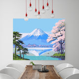 DIY Painting by number kit | Snow mountain