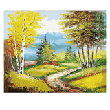 DIY Painting by number kit | Field scenery