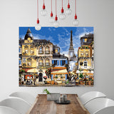 DIY Painting by number kit | Beautiful european town