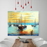 DIY Painting by number kit | Sailboats
