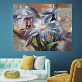 DIY Painting by number kit | Beautiful lilies