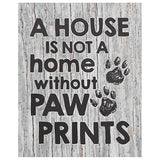 DIY Painting by number kit | A HOUSE IS NOT A home without PAW PRINTS