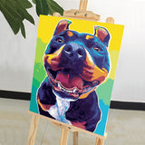 DIY Painting by number kit | Bulldog