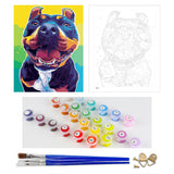 DIY Painting by number kit | Bulldog