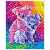 DIY Painting by number kit | Cute koalas
