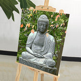 DIY Painting by number kit | Statue buddha