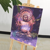 DIY Painting by number kit | Respectful buddha