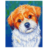 DIY Painting by number kit | Cute Terrier