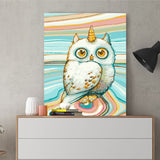 DIY Painting by number kit | Cute owl