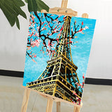 DIY Painting by number kit | Eiffel tower