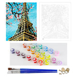 DIY Painting by number kit | Eiffel tower