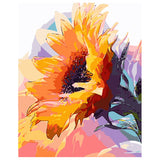 DIY Painting by number kit | Sunflower